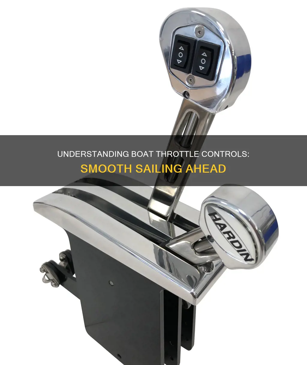 how a boat control throttle works