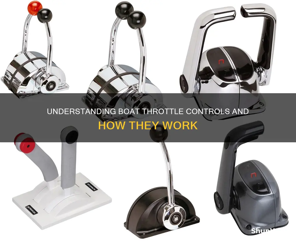 how a boat control trottle works