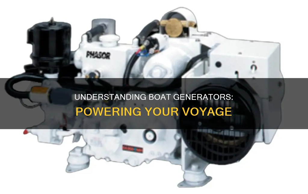 how a boat generator works