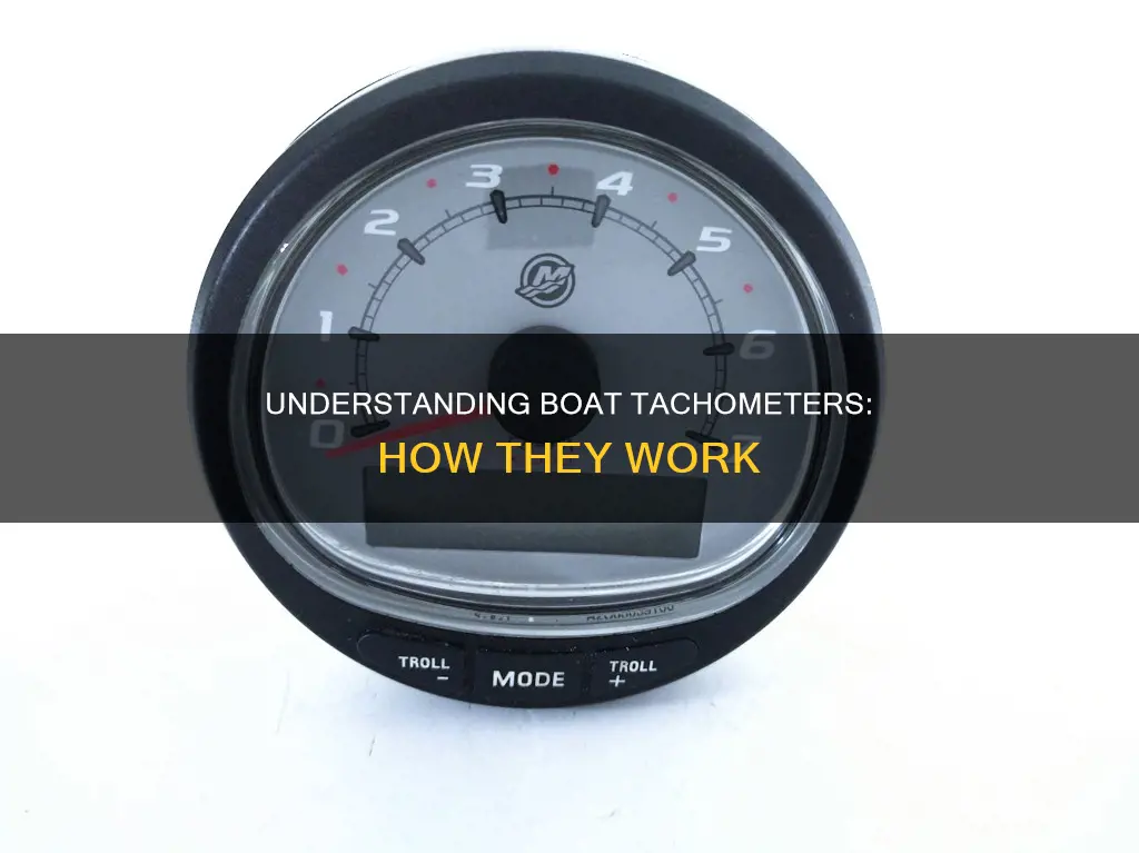 how a boat tachometer works