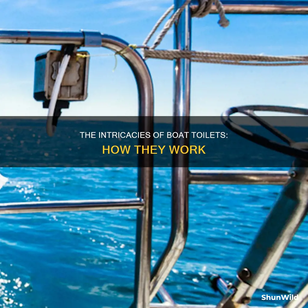 how a boat toilet works