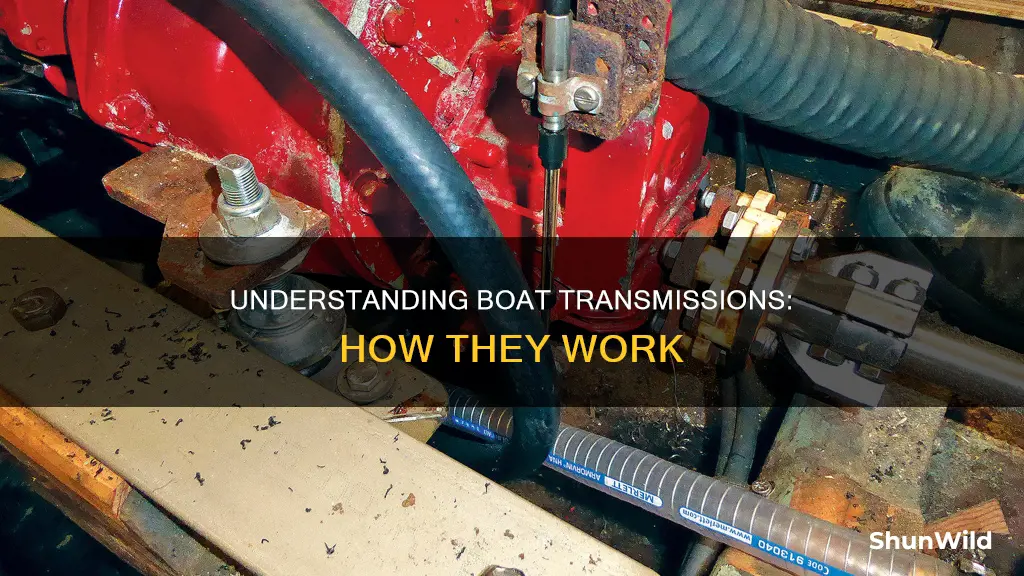 how a boat transmition works