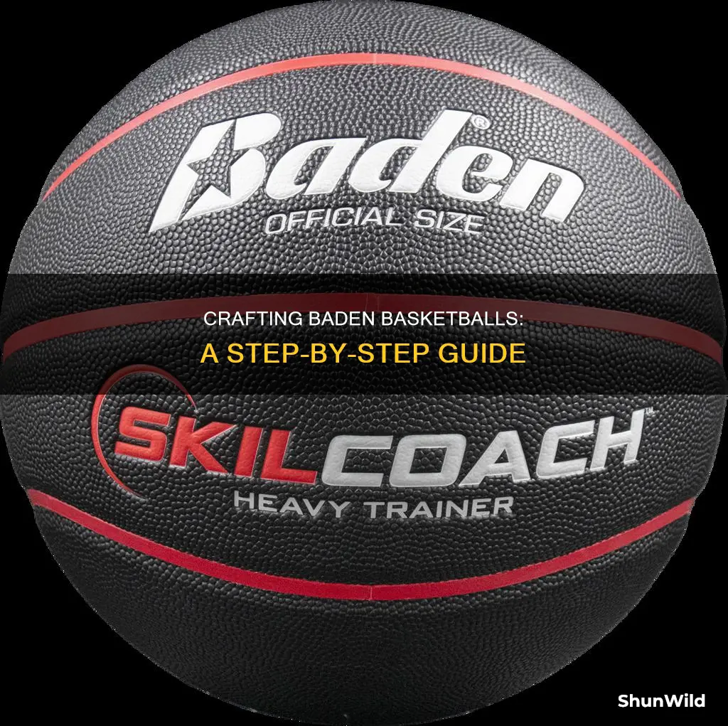 how are baden basketballs mae