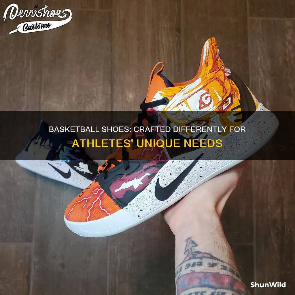 how are basketball shoes different