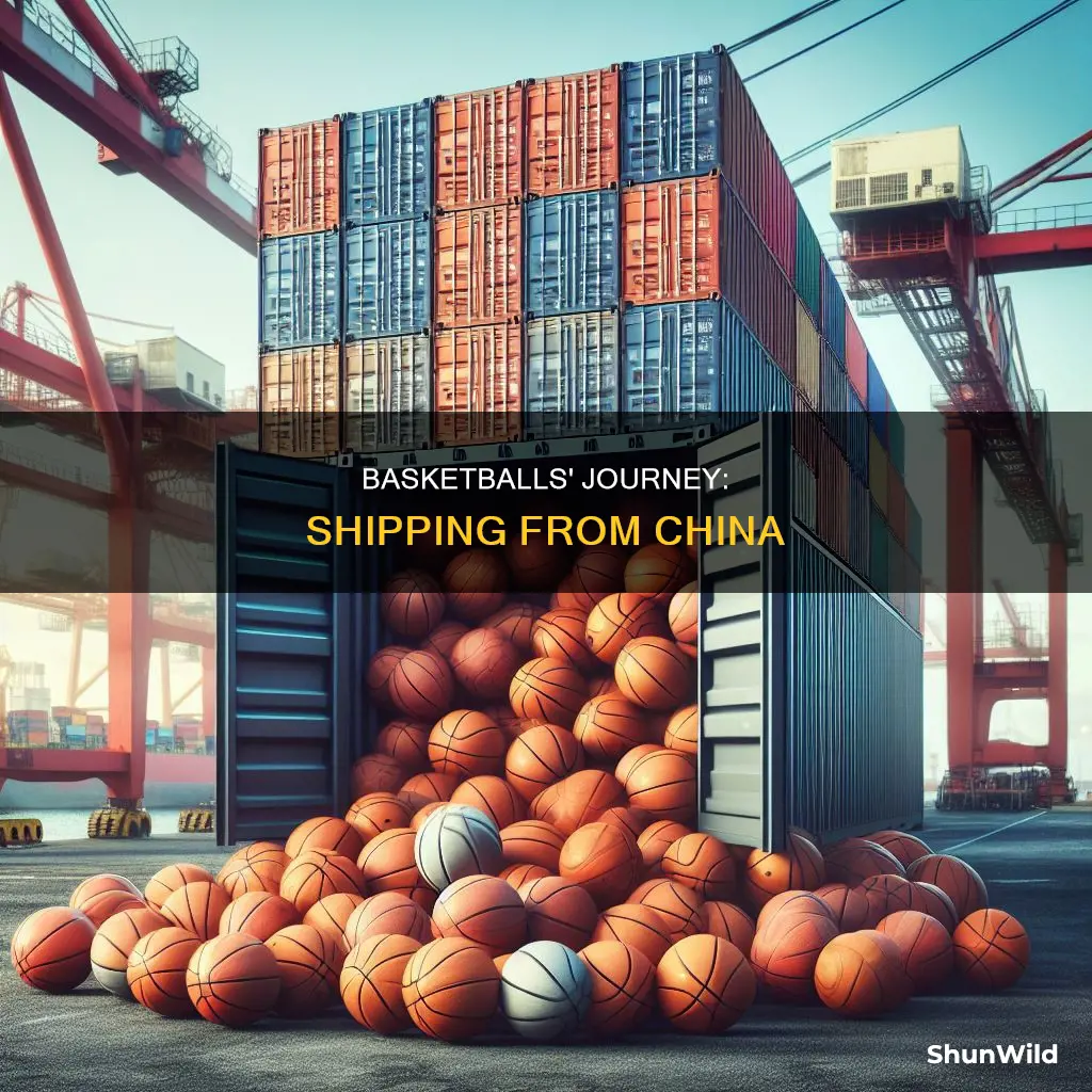 how are basketballs shipped from china