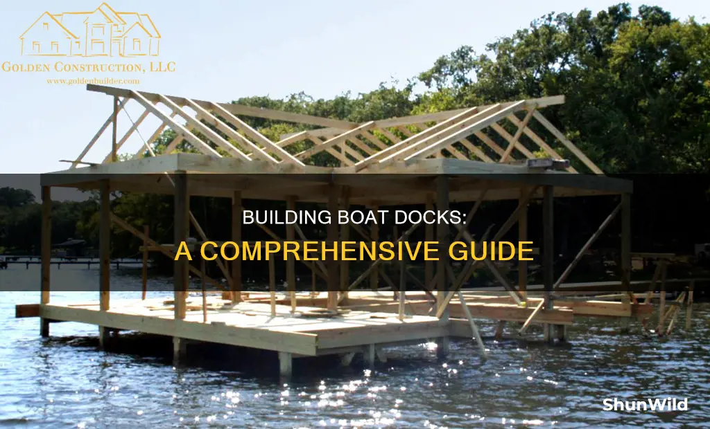 how are boat docks built