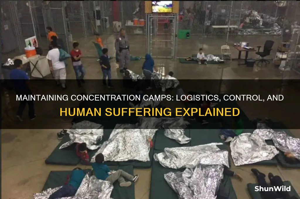 how are concentration camps maintained