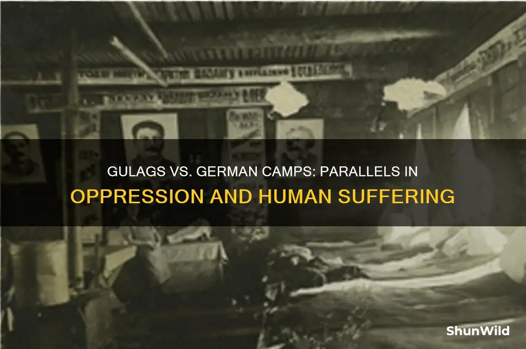how are gulags comparable to german concentration camps
