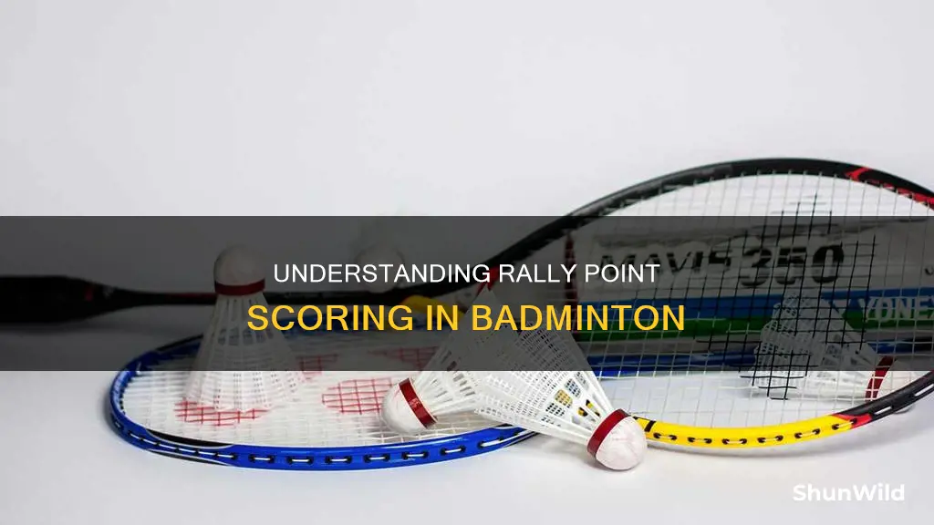 how are points scored in a rally score badminton game