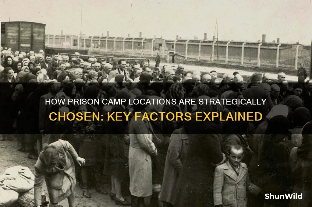 how are prison camps chisen