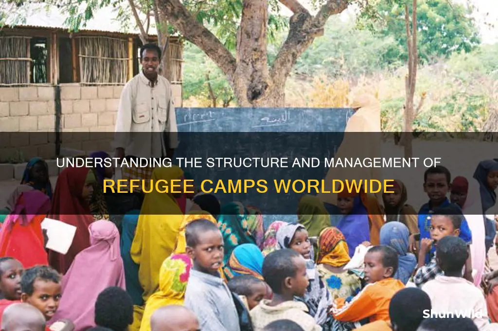 how are refugee camps organized