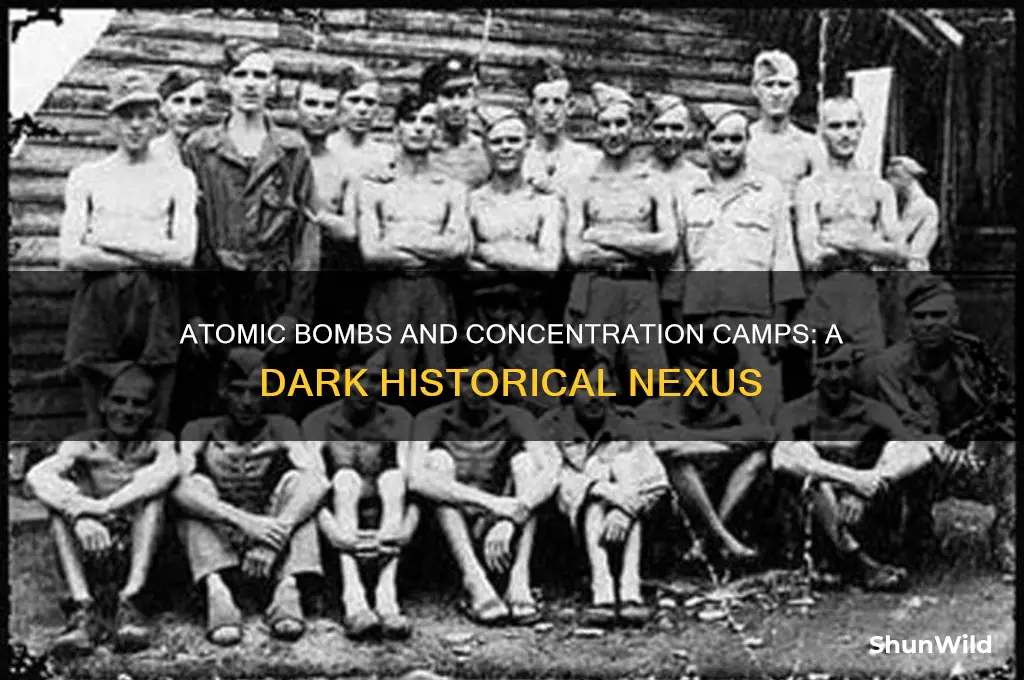 how are the atomic bombs connected to the concentration camps