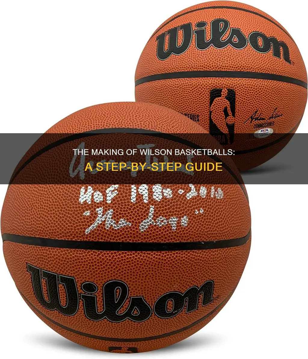 how are wilson basketballs made