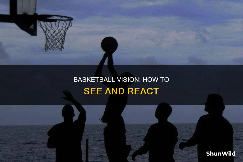 how are you able to see a basketball