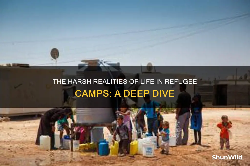 how bad are refugee camps