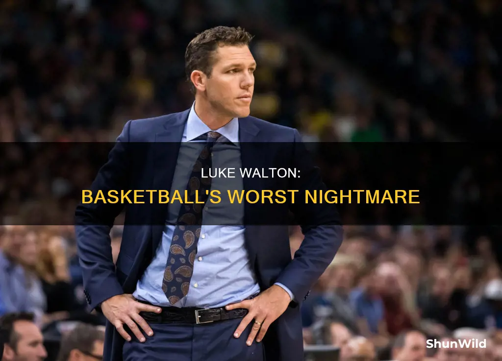 how bad at basketball is luke walton