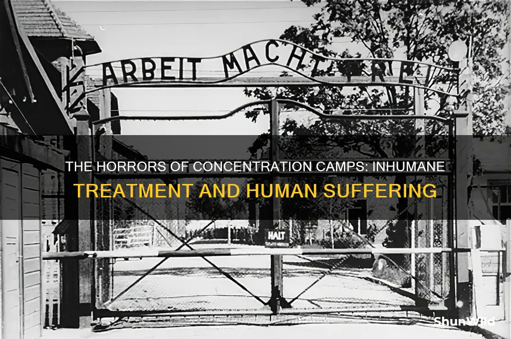 how bad where people treated at concentration camps