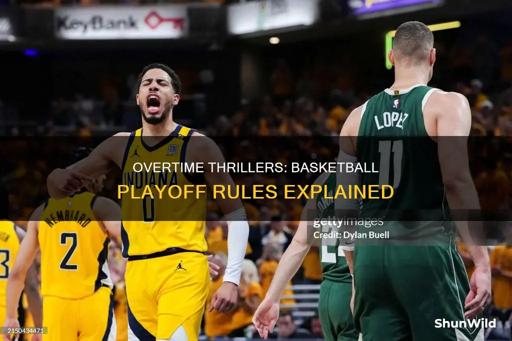 how basketball playoff overtime