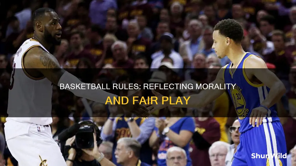 how basketball rules are related to the morality standards
