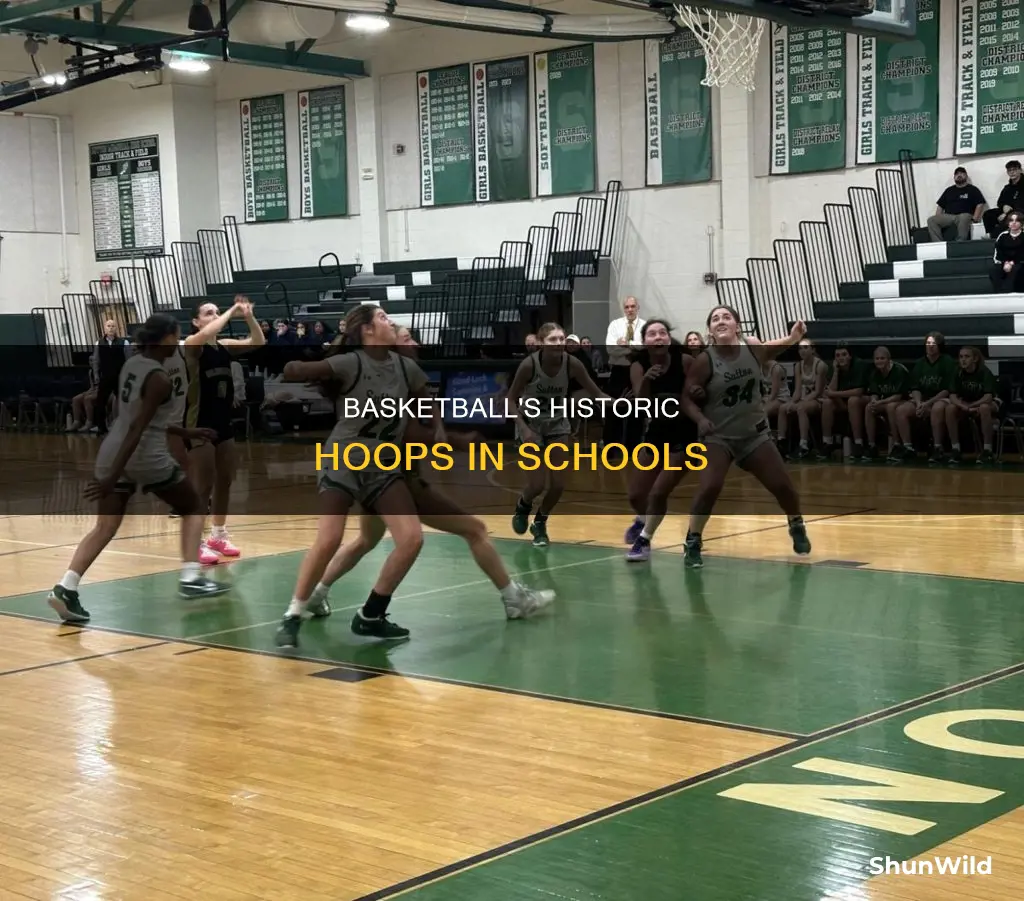 how basketball was placed in schools over the years