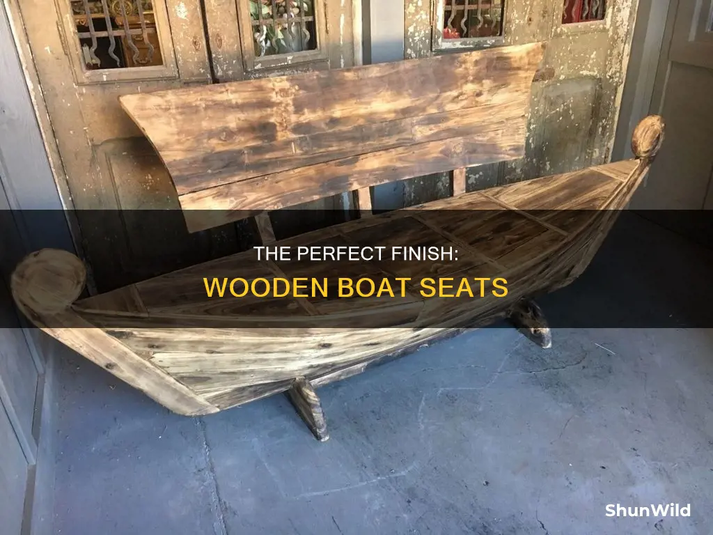 how best to finish wooden boat seats