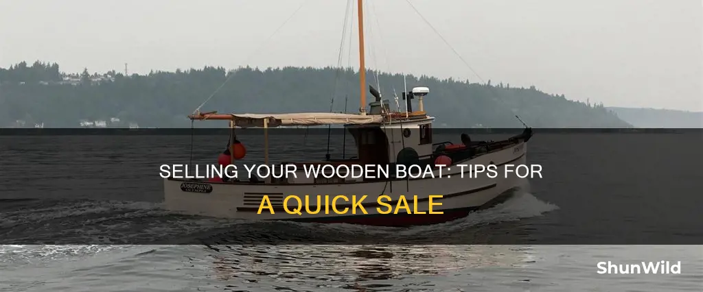 how best to sell a wood boat