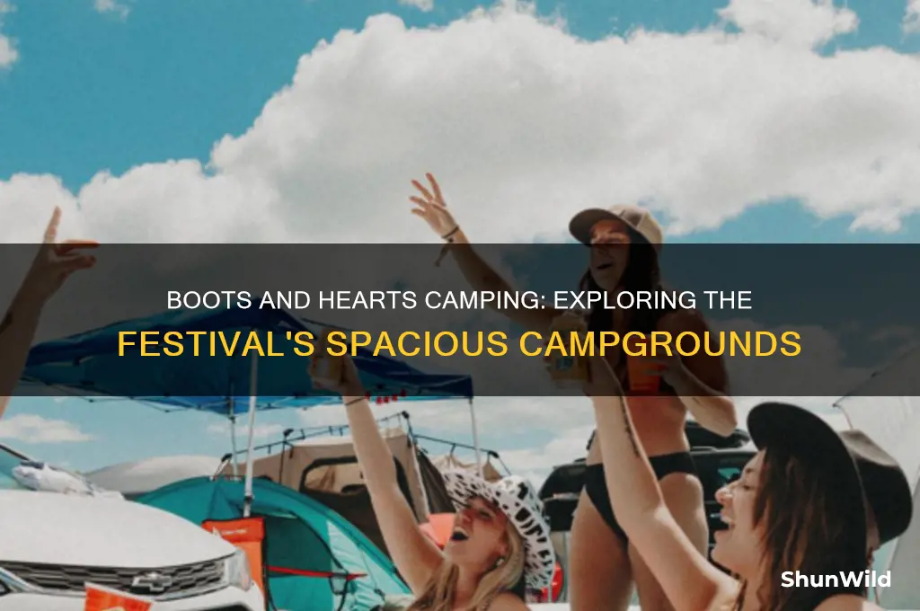 how big are boots and hearts camping