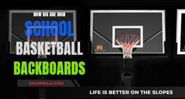 The Standard High School Basketball Backboard Size Explained