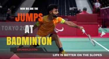 Badminton Jumps: How High and How Hard?