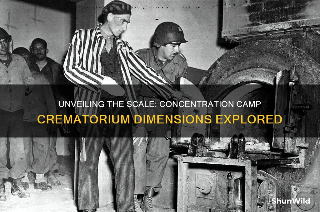 how big concentration camp crematorium