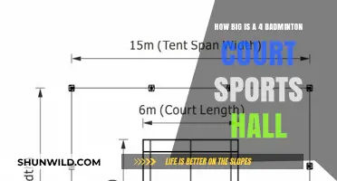 Spacious Sports Halls: Badminton Court Dimensions Explored