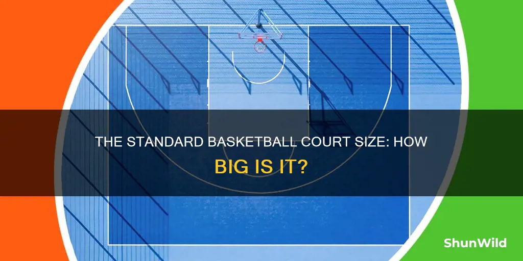 how big is a basketball fiels