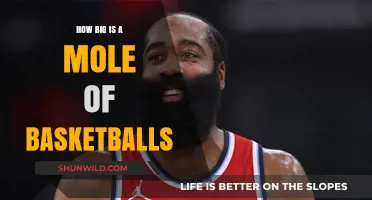 The Massive Volume of a Mole of Basketballs