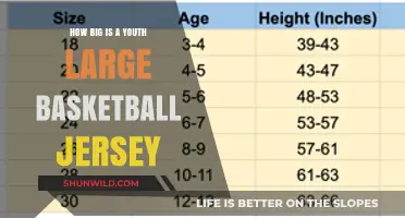 Basketball Jersey Sizing: Youth Large Dimensions Explained