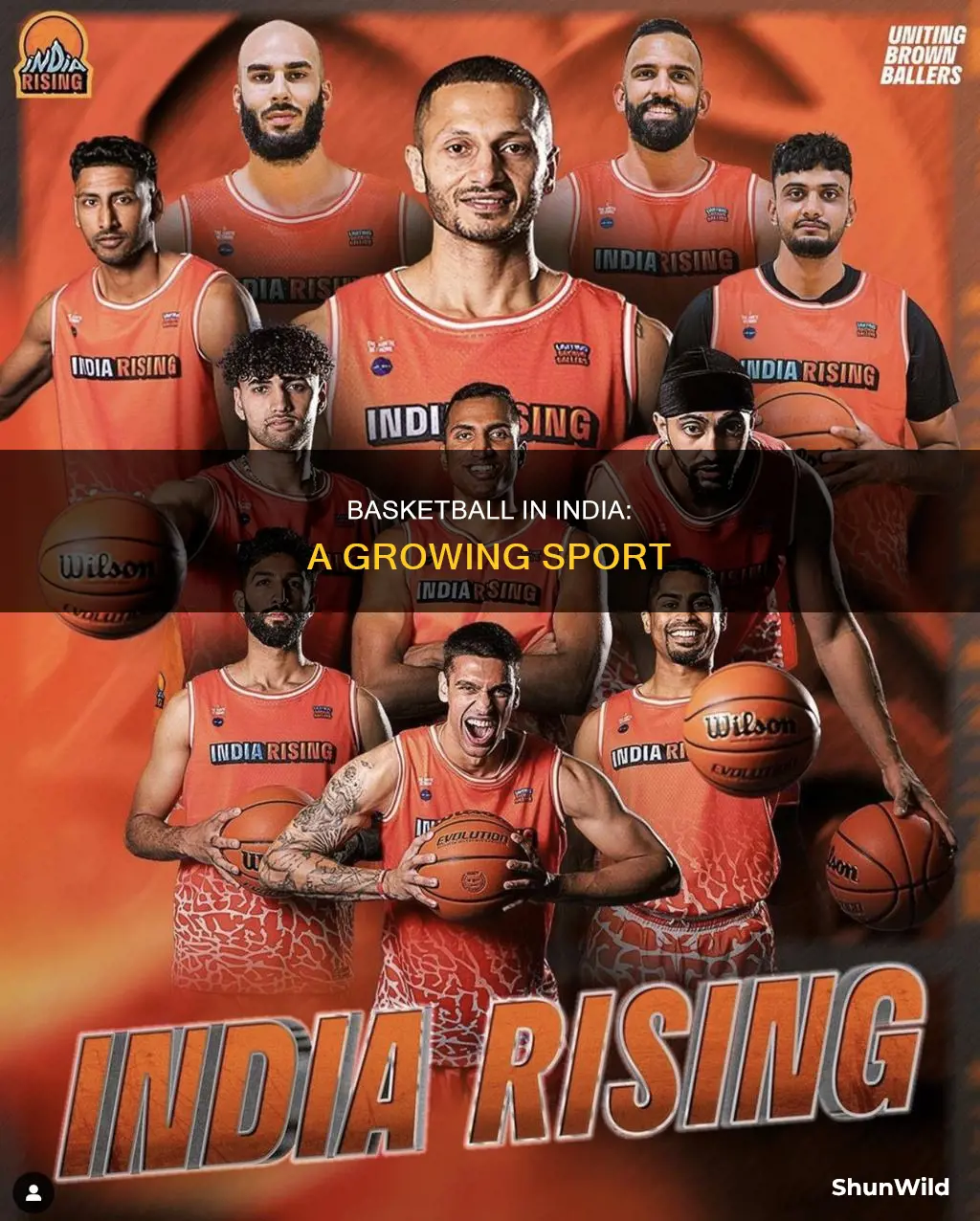 how big is basketball in india