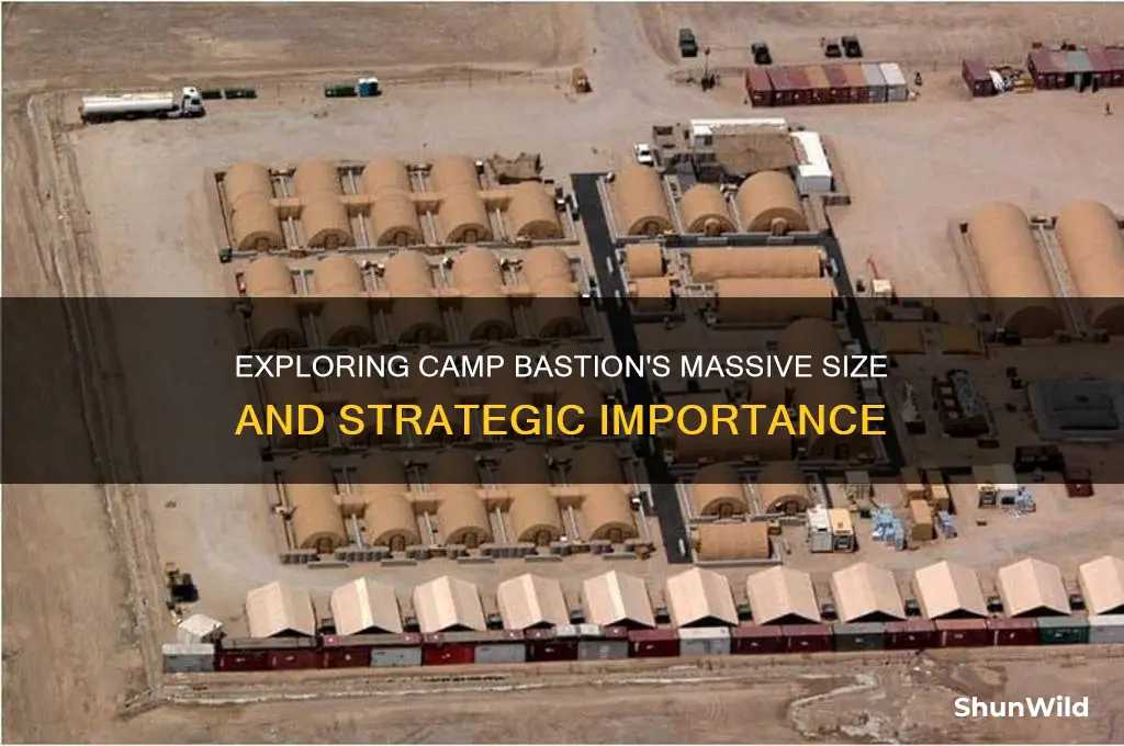 how big is camp bastion