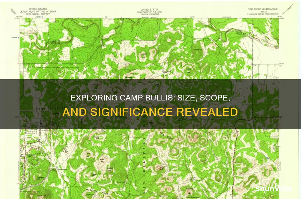 how big is camp bullis