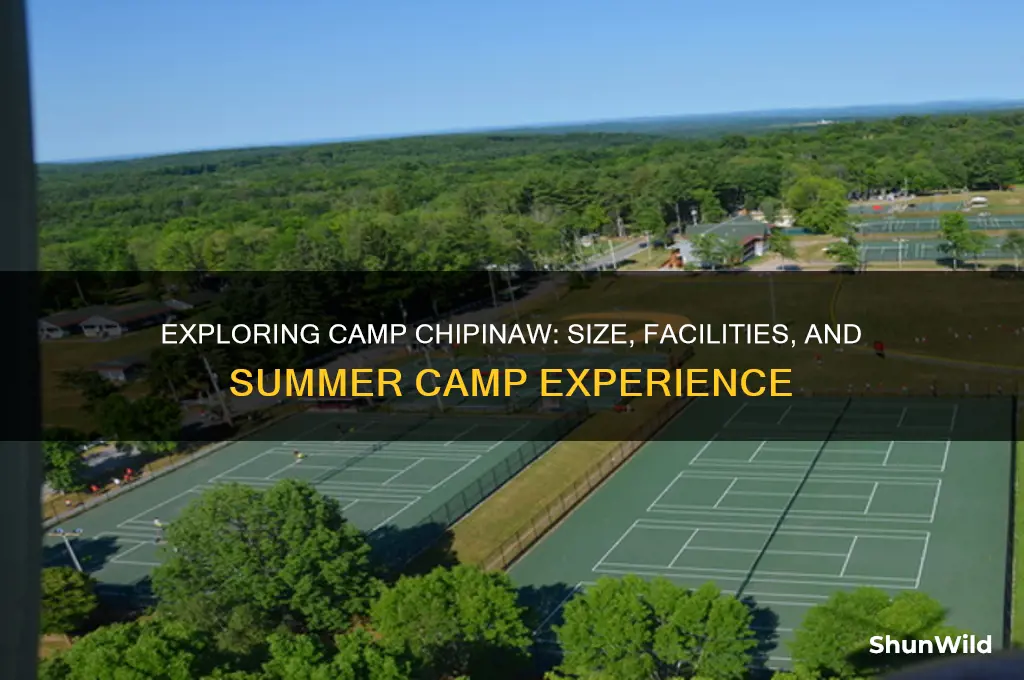 how big is camp chipinaw