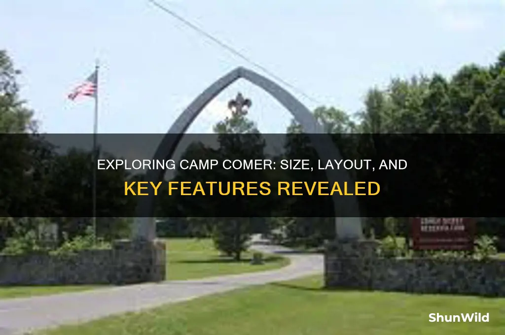 how big is camp comer