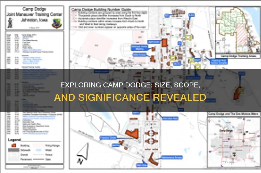 how big is camp dodge