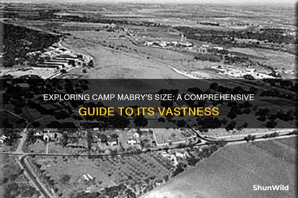 how big is camp mabry
