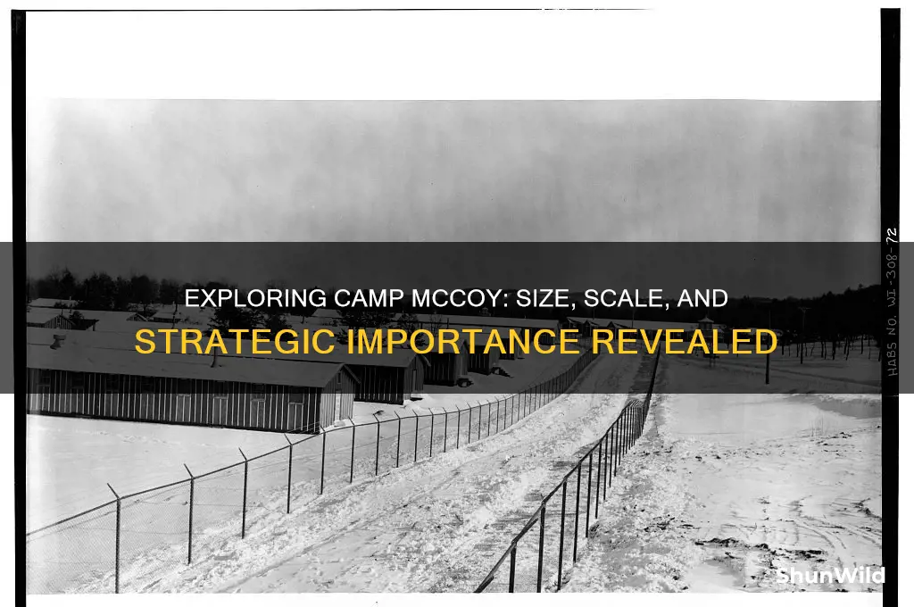 how big is camp mccoy