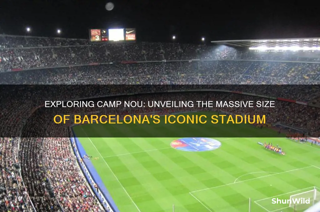 how big is camp nou