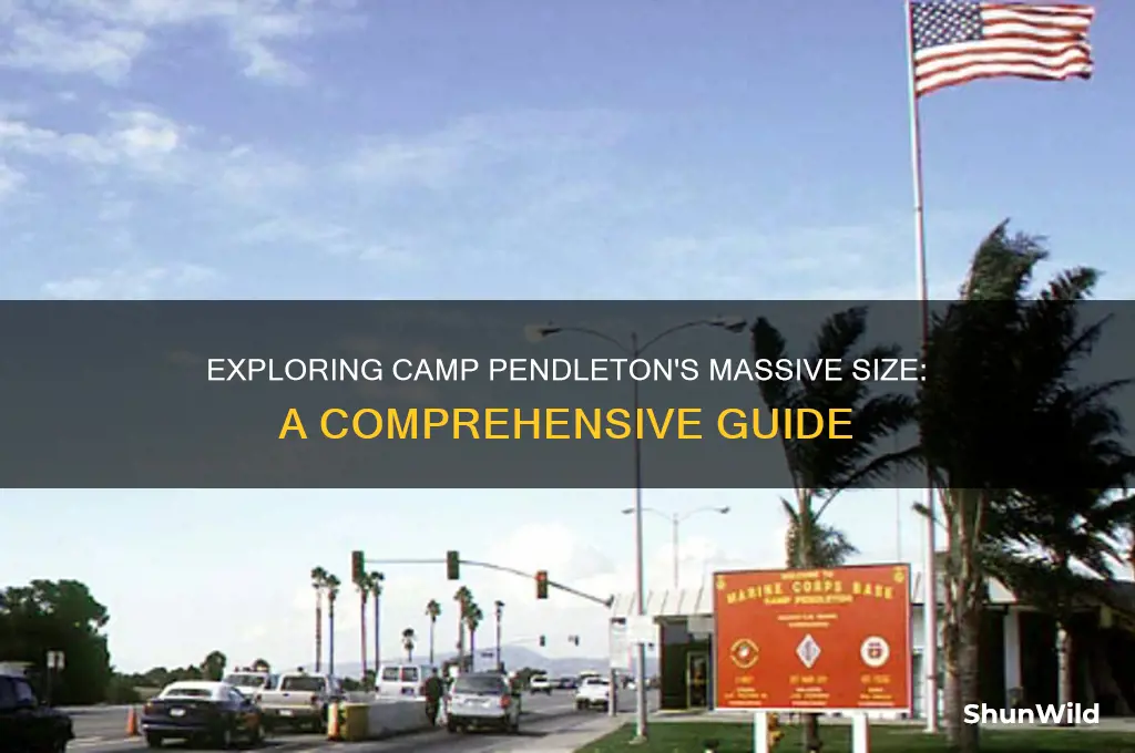 how big is camp pendelton