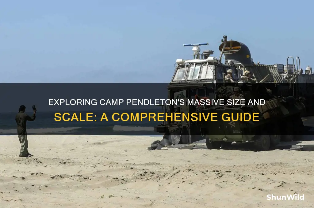 how big is camp pendleton