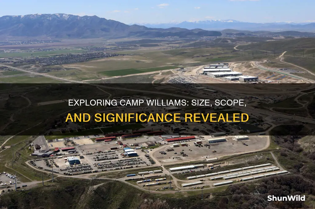 how big is camp williams