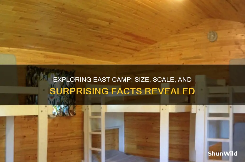how big is east camp