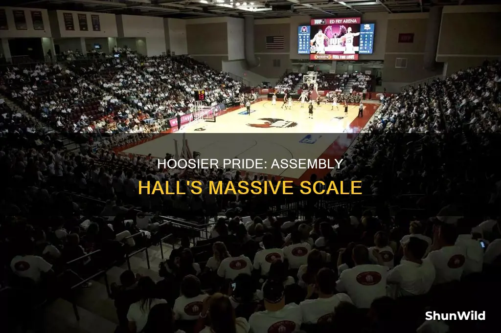 how big is indiana university basketball stadium
