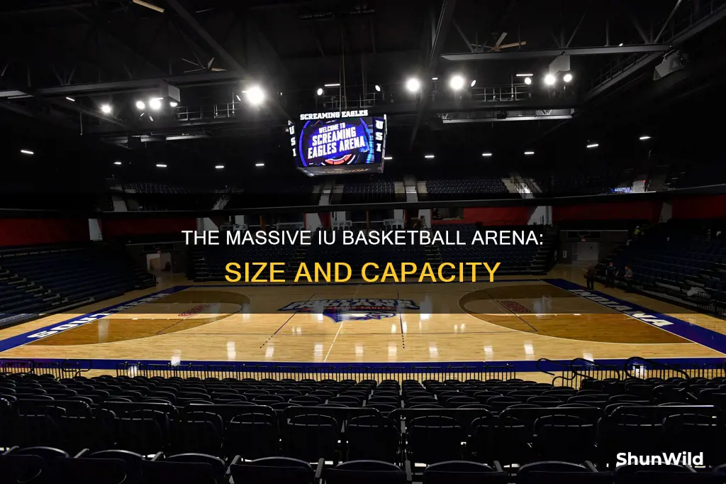 how big is iu basketball areana