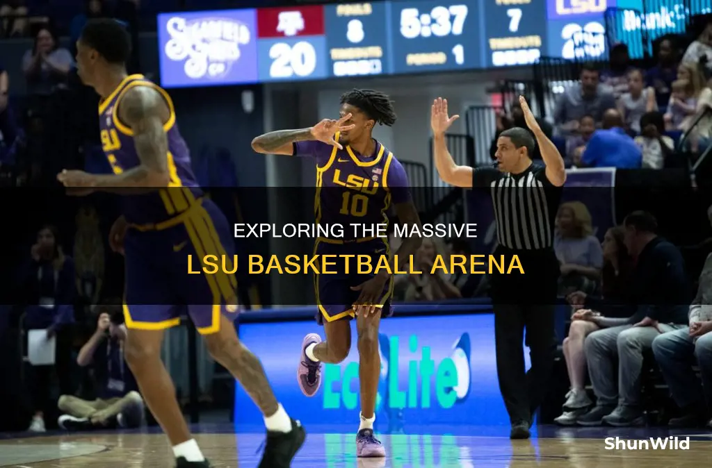how big is lsu basketball arena